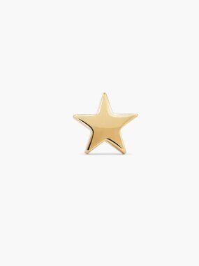 Mejuri Gold Star Flat Back Stud